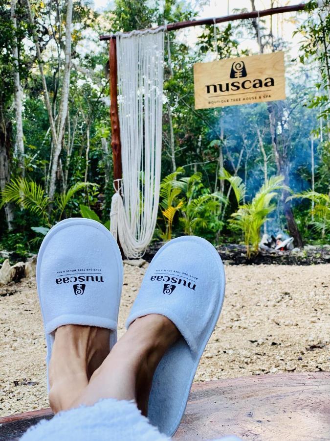 Nuscaa Boutique Tree House & Spa Hotel Puerto Morelos Bagian luar foto