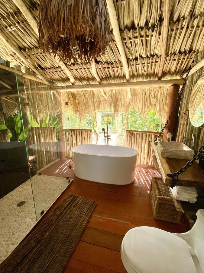 Nuscaa Boutique Tree House & Spa Hotel Puerto Morelos Bagian luar foto