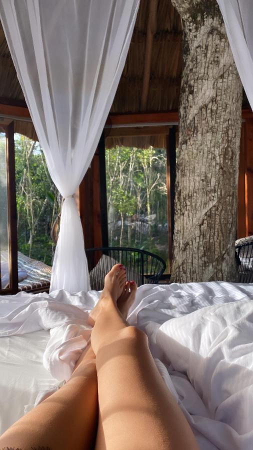 Nuscaa Boutique Tree House & Spa Hotel Puerto Morelos Bagian luar foto